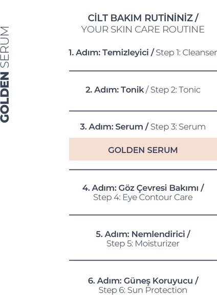 Yaşlanma Karşıtı Collagen & Niacinamide & 24K Altın Yapraklı Serum 30 ml