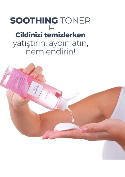 Nemlendirici Pembe Tonik Arbutin & Hyaluronic Asit & Calendula 200 ml indirimleri