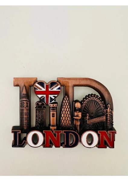 London Koleksiyonluk Metal Magnet