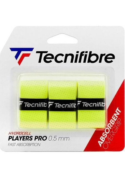 Players Pro Neon Overgrıp 3'lü Paket (0,5 Mm)