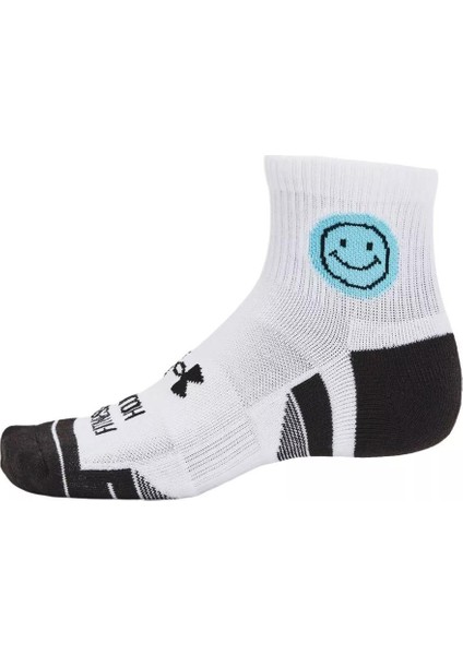 UA Perf Tech Nvlty 3pk Qtr Unisex Çorap 1382943