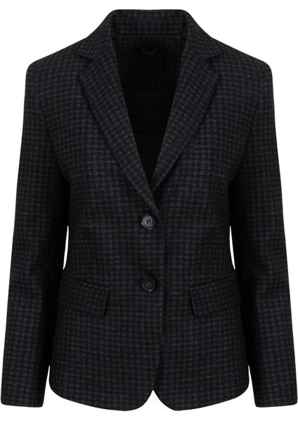 Vatkalı Slim Fit Ceket - Antrasit