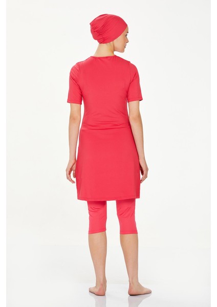 Kısa Kol Taytlı Yarı Kapalı Mayo Walt 0572 Mercan indirimleri