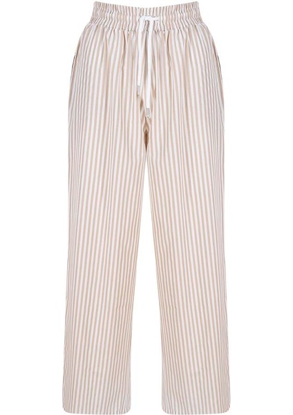 Koton Pantolon - Bej Çizgili modelleri