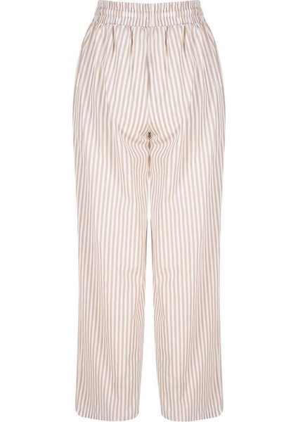 Koton Pantolon - Bej Çizgili indirimleri