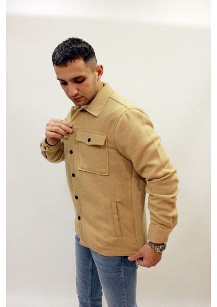 Caz 2001 Çıtçıtlı Cepli Erkek Oduncu Spor Gömlek Ceket fırsatları