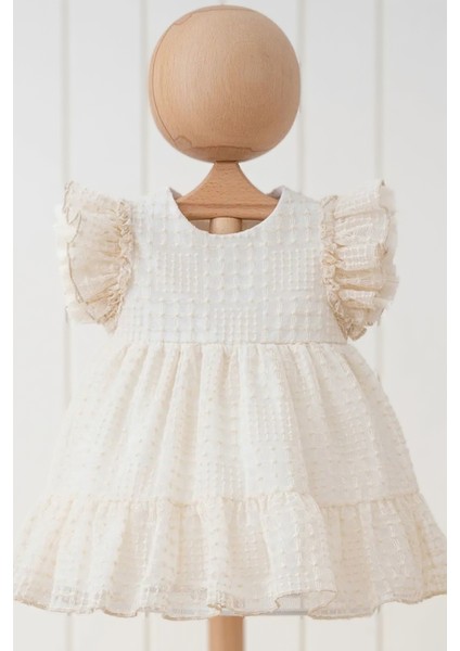 Bebek Kız Çocuk Doğum Günü Parti Düğün Elbise Tüllü Tütü Astarlı