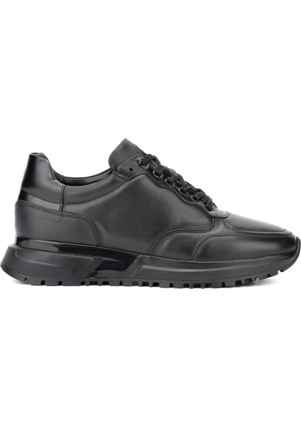 Erkek Deri Siyah Sneakers & Spor Ayakkabı 381 19493 Erk Ayk Y24 Sıyah
