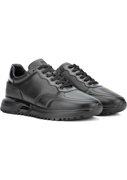 Erkek Deri Siyah Sneakers & Spor Ayakkabı 381 19493 Erk Ayk Y24 Sıyah indirimleri