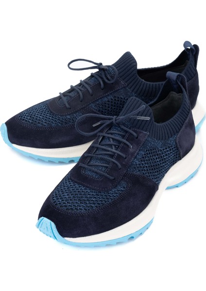 Erkek Deri & Tekstil Lacivert Sneakers & Spor Ayakkabı 698 1090-2 Erk Ayk Y24 Lacı Trk fırsatları