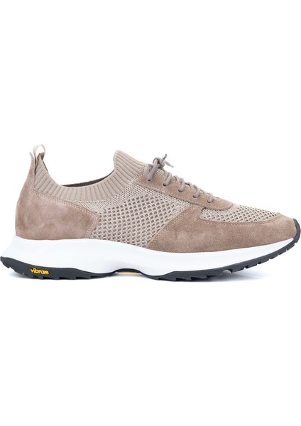 Erkek Deri & Tekstil Vizon Sneakers & Spor Ayakkabı 698 1090-2 Erk Ayk Y24 Vızon Trk