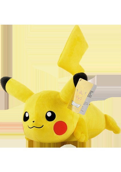 Pokémon Bebek Ulaşılabilir Ördek Charmander Pokémon Pikachu Squirtle Uzanmış Uzanmış Ördek Peluş Oyuncak Pikachu 20CM (Yurt Dışından)