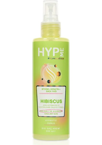 Curl Sıvı Saç Kremi Bitkisel Keratin 200 ml