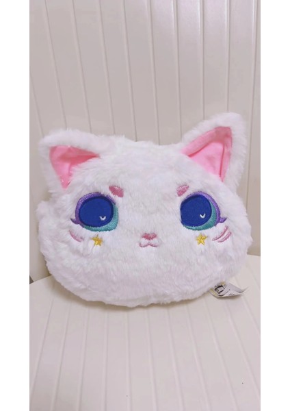 No.2 Tarzı Kadın Lolita Peluş Kedi Messenger Çanta Kadın Ins Vahşi Sevimli Kız Kalp Zincir Omuz Çantası (Yurt Dışından)