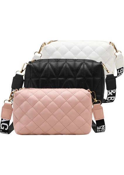 Siyah Stil Alışveriş Merkezi Askılı Çanta Kadınlar Için Trend Lingge Nakış Kamera Kadın Moda Bayanlar Omuz Crossbody Çanta Cep Telefonu Çantası (Yurt Dışından) fırsatları