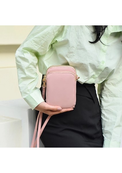 No.2 Tarzı Moda Kadın Crossbody Fermuar Cep Telefonu Omuzdan Askili Çanta Bayan Kadın Çok Fonksiyonlu Çanta Bilek Çanta Yeni Orts Cüzdan (Yurt Dışından)