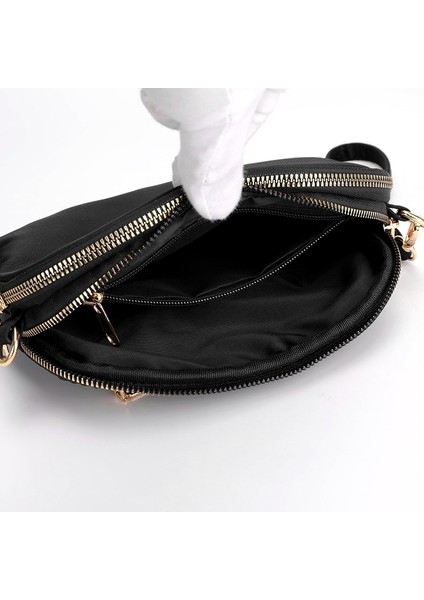 Bordo Tarzı Yüksek Li Su Geçirmez Naylon Crossbody Çanta Kadınlar Için Basit Moda Kabuk Omuzdan Askili Çanta Bayan Lüks Küçük Çanta (Yurt Dışından) indirimleri