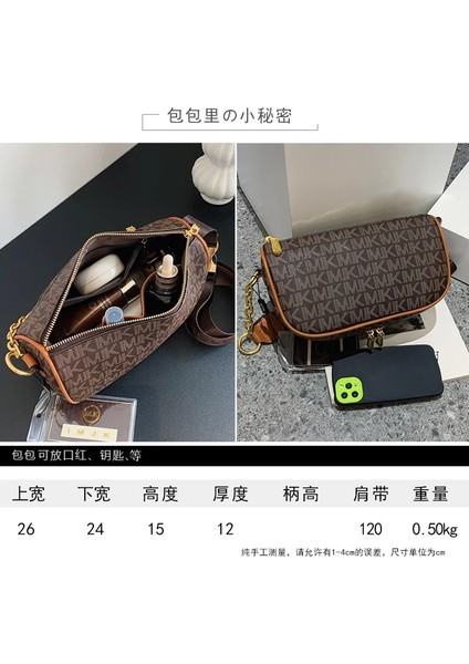 Kahve Tarzı Imjk Lüks Moda Kadın Çanta Tasarımcısı Çanta El Çantaları Omuzdan Askili Çanta Askılı Çanta Eğimli Omuz Çantası Akşam Çanta Kare Çanta (Yurt Dışından) fırsatları