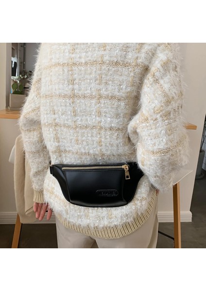 Açık Kahverengi Tarzı Moda Kadın Kartı Sikke Debriyaj Bel Çantası Cüzdan Çanta Mini Düz Renk Crossbody Çanta Bayanlar Pu Deri Fanny Paketleri (Yurt Dışından) fırsatları