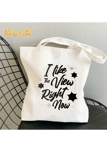 No.11 Tarzı 23X27CM-9X10.6IN Kaçak Çocuklar Skzoo Omuz Çantaları Kadın Taşınabilir Süpermarket Yeniden Kullanılabilir Alışveriş Çantaları Beyaz Kanvas Depolama Bez Çantalar Rahat Çanta (Yurt Dışından)