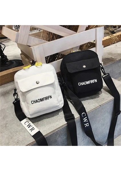 Siyah Stil Kadın Omuzdan Askili Çanta Moda Saf Renk Rahat Tote Açık Çanta Kanvas Çanta Fermuarlı Messenger Postacı Çantası Ana Kesesi Femme (Yurt Dışından) modelleri