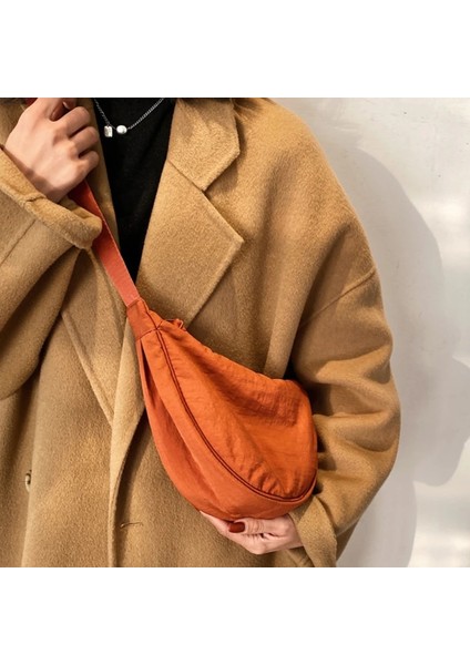 Turuncu Tarzı Rahat Naylon Hobos Kadınlar Için Crossbody Çanta Tasarımcı Omuz Çantaları Büyük Kapasiteli Tote Bayan Seyahat Alışveriş Çantası Kadın Çanta (Yurt Dışından) fiyatları