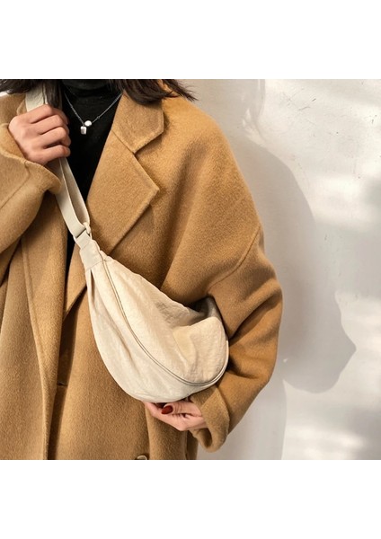 Turuncu Tarzı Rahat Naylon Hobos Kadınlar Için Crossbody Çanta Tasarımcı Omuz Çantaları Büyük Kapasiteli Tote Bayan Seyahat Alışveriş Çantası Kadın Çanta (Yurt Dışından) fırsatları