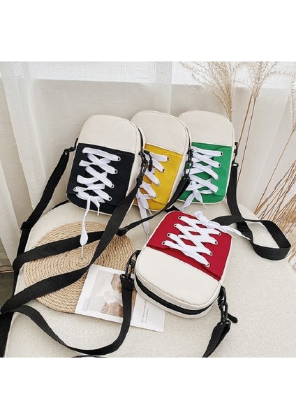 Siyah Stil Yeni Kadın Çantası Kanvas Çanta Moda Yaratıcı Kişilik Ayakkabı Şekli Omuz Crossbody Çanta Kadın Komik Çanta ve Çantalar (Yurt Dışından) indirimleri