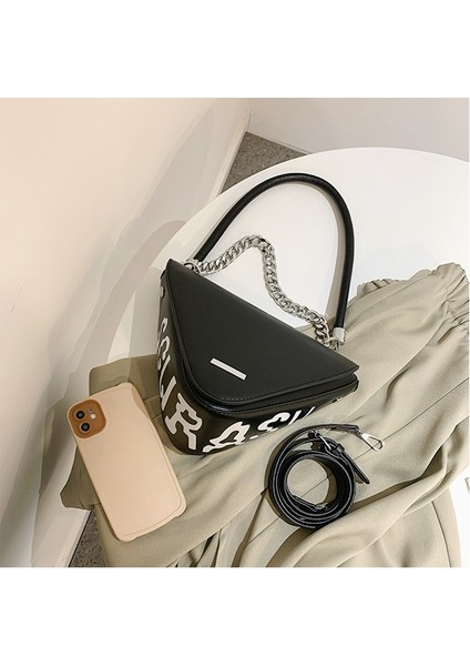 Siyah Stil Moda El Çantaları Kadın Ana Kesesi Femme A Bas Prix Üçgen Lüks Bayan Çantalar ve El Çantasıözelleştirilmiş Logo (Yurt Dışından)