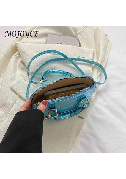 Turuncu Tarzı Timsah Desen Omuzdan Askili Çanta Pu Deri Çanta Kadın Omuzdan Askili Çanta Moda Bayanlar Koltuk Altı Çanta Retro Rahat Kabuk Askılı Çanta (Yurt Dışından) indirimleri