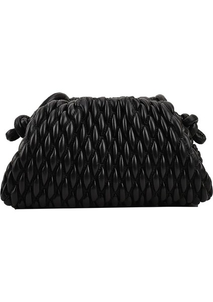 Siyah Stil Moda Kapitone Bulut Çanta Kadın Omuzdan Askili Çanta Lüks Dikiş Crossbody Çanta Kadın Köfte Çanta Çanta Kılıfı Çantalar Yeni (Yurt Dışından)