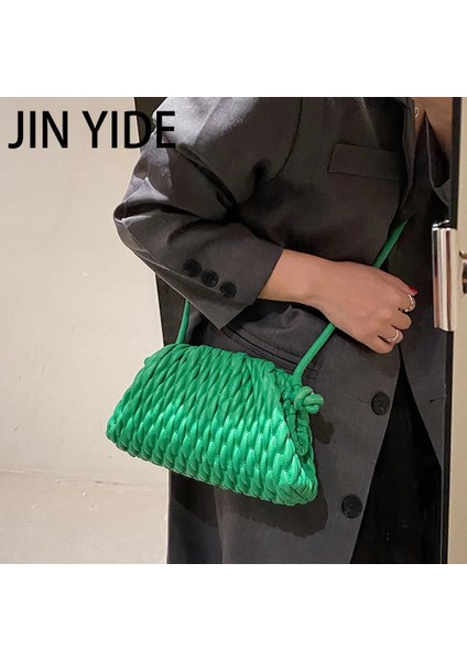 Siyah Stil Moda Kapitone Bulut Çanta Kadın Omuzdan Askili Çanta Lüks Dikiş Crossbody Çanta Kadın Köfte Çanta Çanta Kılıfı Çantalar Yeni (Yurt Dışından) fırsatları