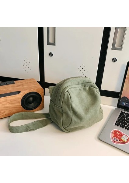 Bej Tarzı Kabuk Şekilli Kanvas Tekstil Küçük Boy Telefon Yan Sling Kese Çanta Kumaş Kumaş Y2K Grunge Sevimli Estetik Cep Crossbody Çanta (Yurt Dışından) modelleri