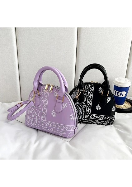 Sarı Stil Kadın Moda Kaju Çiçek Desen Omuz Çantası Tasarım Bayan Üst Kolu Kabuk Küçük Çanta Kadın Çanta Çanta Crossbody Çanta (Yurt Dışından) modelleri