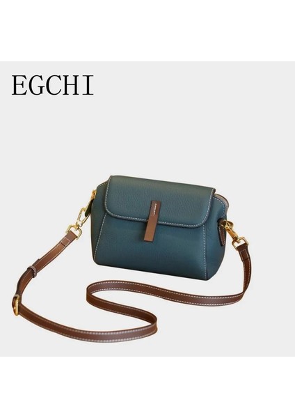 Gri Tarzı 23X10X15CM Egring Yeni Moda Trendi Ilk Katman Sığır Derisi Büyük Kapasiteli Çok Katmanlı Tek Omuz Messenger Rahat Kadın Çantası (Yurt Dışından) fiyatları