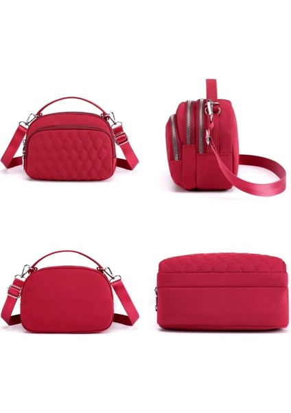 Haki Tarzı Naylon Kadın Postacı Çantası Kadın Küçük Omuzdan Askili Çanta Vintage Crossbody Bayan Çanta Üst Kolu Tote Bolsa Feminina (Yurt Dışından) fırsatları