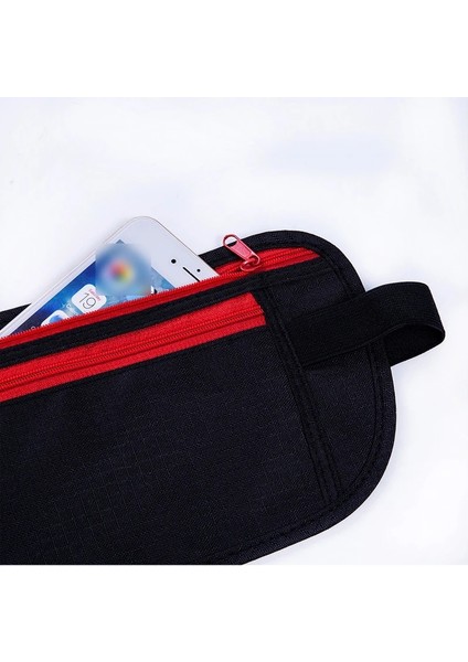 Siyah Stil Imcute Bel Paketleri Telefon Parası Için Siyah Ultra-Ince Kılıf Görünmez Kemer Çantası Gizli Güvenlik Cüzdanı Yeni Sıcak Satış Çantaları (Yurt Dışından) indirimleri