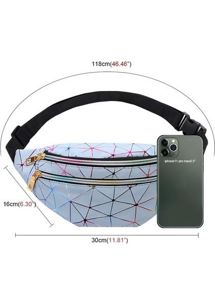 Pembe Tarzı Kadınlar Için Holografik Bel Paketi Çantaları Glitter Fanny Paketi Pu Su Geçirmez Kemer Çantası Moda Lazer Bel Paketi Telefon Kılıfı (Yurt Dışından) indirimleri