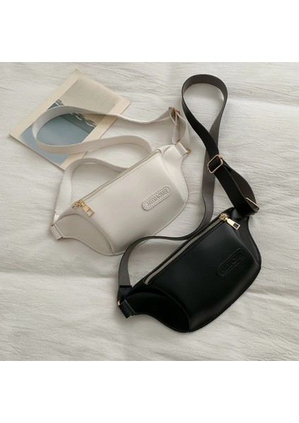 Siyah Stil Kadın Çanta Moda Kadınlar Saf Renk Pu Deri Omuz Crossbody Messenger Çanta Rahat Bayanlar Küçük Treval Bel Göğüs Çantaları (Yurt Dışından) fiyatları