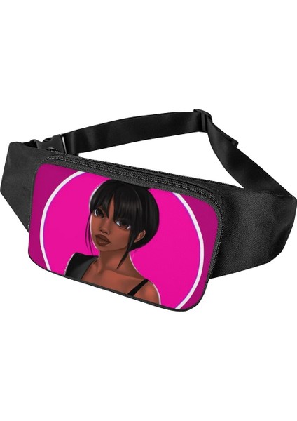 P4841Z Stili Forudesigns Bel Paketleri Kadınlar Siyah Sanat Afrika Kızları Bel Çantaları Kadınlar Için Özelleştirilmiş Fanny Paketi Göğüs Telefon Kılıfı Bayan Kemeri (Yurt Dışından) modelleri