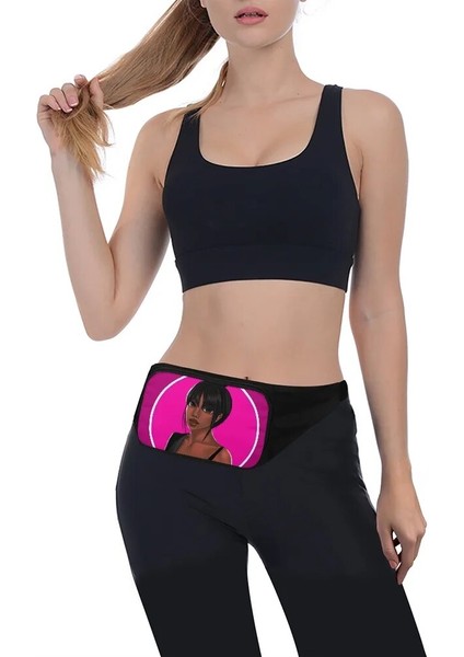 P4841Z Stili Forudesigns Bel Paketleri Kadınlar Siyah Sanat Afrika Kızları Bel Çantaları Kadınlar Için Özelleştirilmiş Fanny Paketi Göğüs Telefon Kılıfı Bayan Kemeri (Yurt Dışından) indirimleri