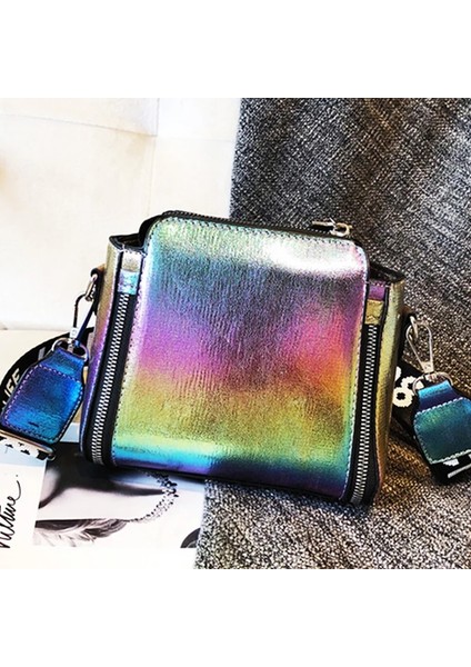 Siyah Stil Kadın Mektup Omuz Çantası Flaş Sıcak Satış Ins Kadın Çanta Tatil Lady Için Pu Messenger Çanta Nefis Crossbody Kova (Yurt Dışından) fırsatları