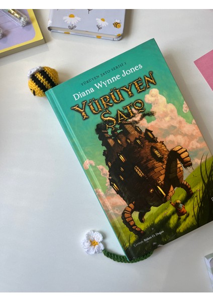 Sumicorn Design Sevimli Amigurumi Örgü Arı Kitap Ayracı kitap Aksesuarı kitap Severler Için