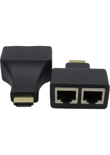 HDMI Extender Çevirici Cat 5e/6 Ethernet Kablo ile 30M Hdmı 1080P