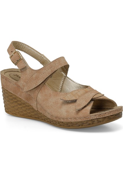166322.Z4FX Taba Kadın Comfort Sandalet