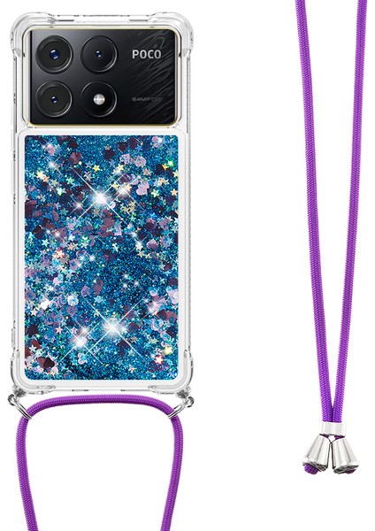 Xiaomi Poco X6 Pro 5g Kılıf Anti-Dop Telefon Tpu Kapak-Mavi/kalpler Için (Yurt Dışından) fiyatları