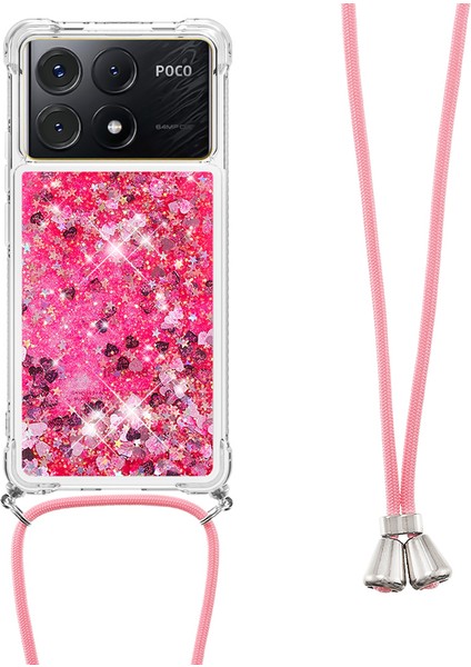 Xiaomi Poco X6 Pro 5g Kılıf Anti-Dop Telefon Tpu Kapak-Pembe/kalpler Için (Yurt Dışından) fiyatları