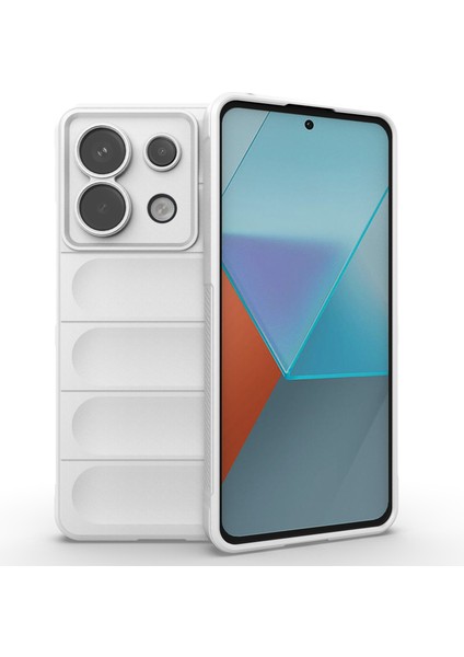 Xiaomi Poco X6 5g Tpu Kılıf Telefon Kapağı Için Düşmeye Dayanıklı Koruma-Beyaz (Yurt Dışından)