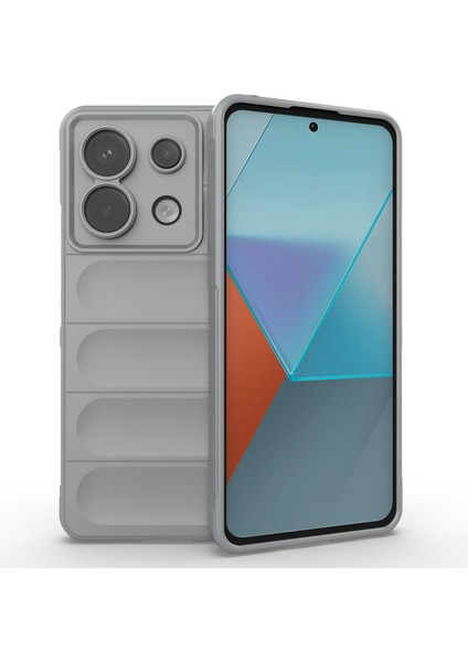 Xiaomi Poco X6 5g Tpu Kılıf Telefon Kapağı Için Düşmeye Dayanıklı Koruma-Açık Gri (Yurt Dışından)