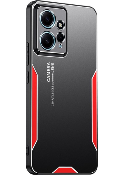 Xiaomi Redmi Note 12 4g Cep Telefonu Kılıfı Için Askeri Sınıf Çizilmez Kapak-Kırmızı (Yurt Dışından)